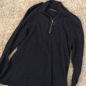 Abercrombie and fitch half zip long sleeve